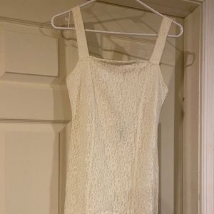 hollister cream dress